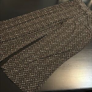 Maurices Black and Tan Patterned Pants NWT